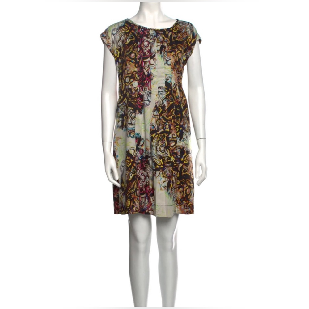 Rachel Roy Graffiti Print Mini Dress